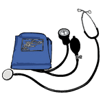 Stetoscope + tensiomètre
