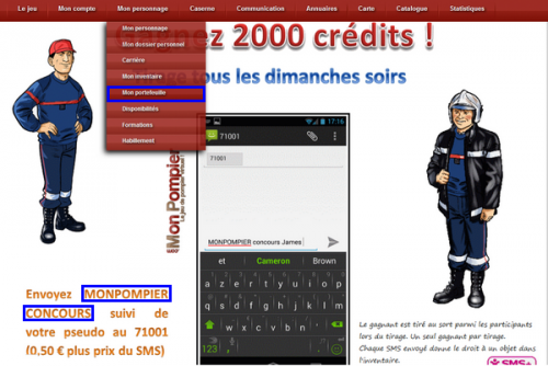 Concours SMS